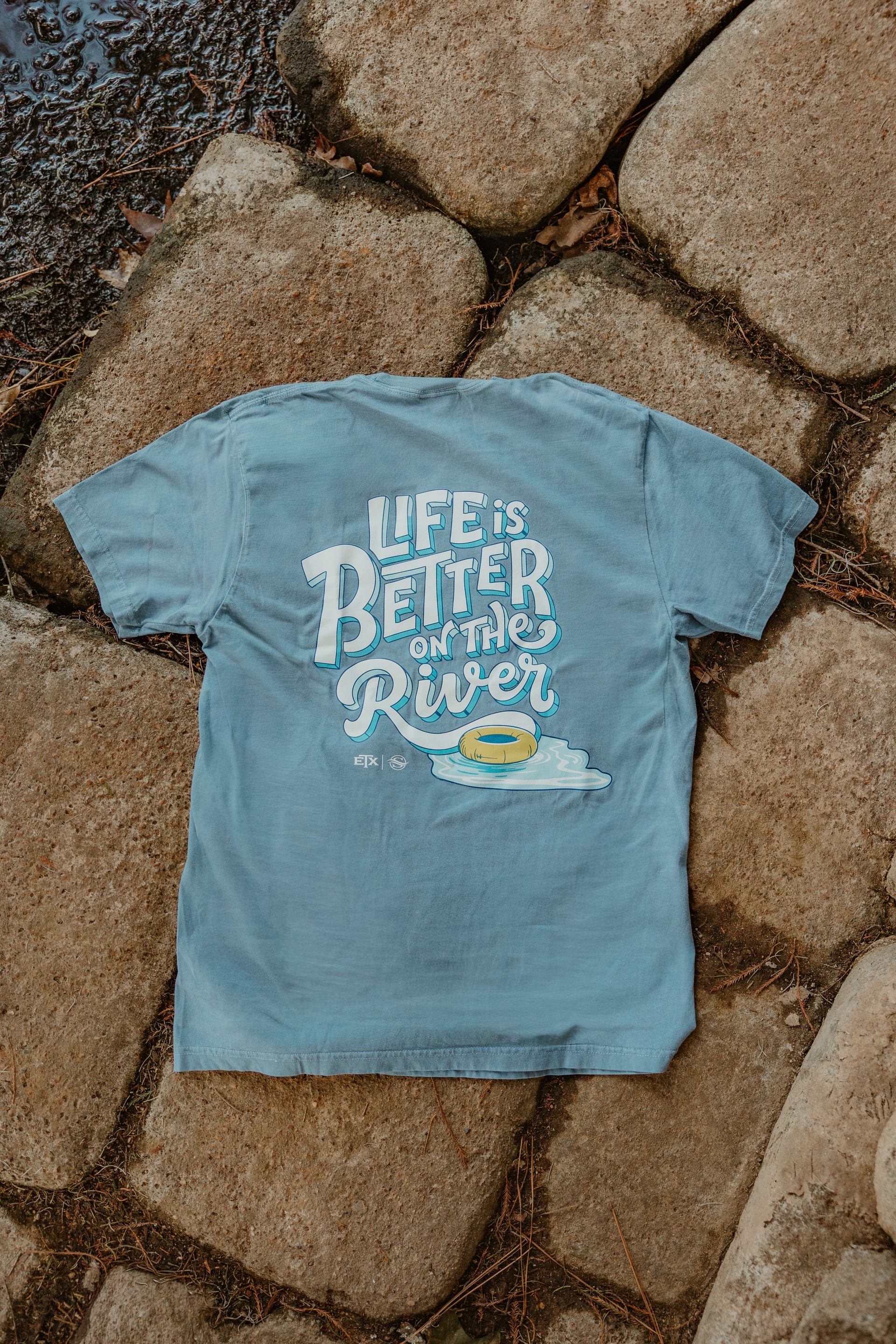 ETX Life is Better on the River Tee