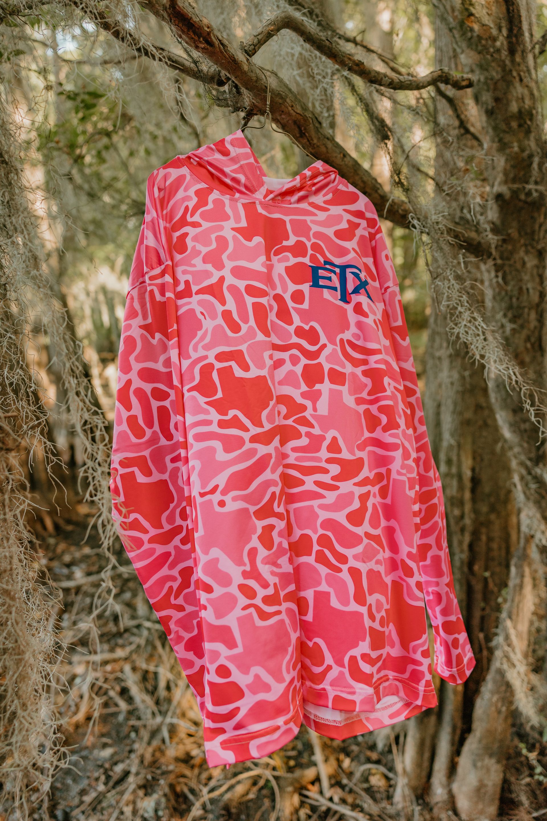ETX Lone Star Pink Performance Sun Shirt