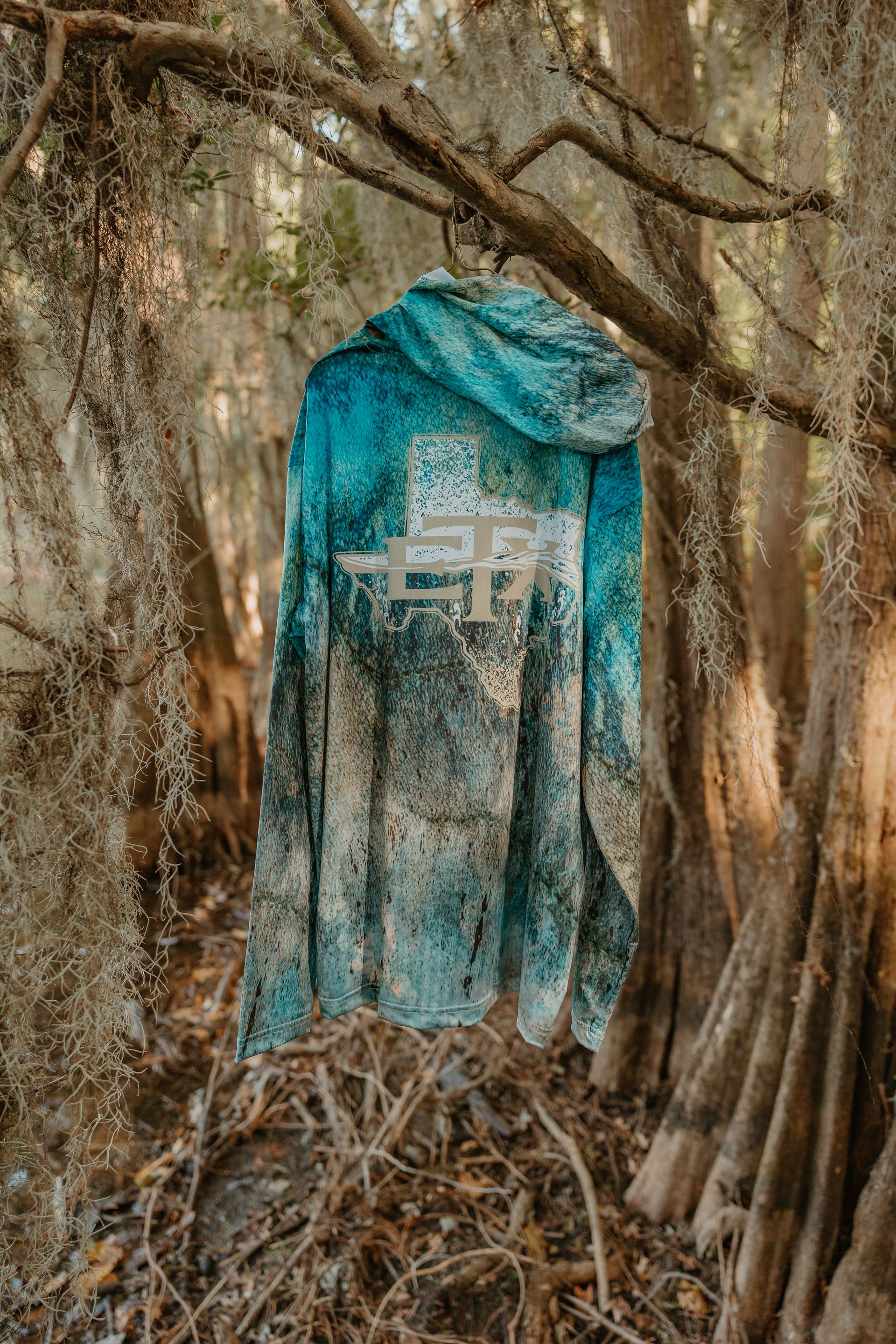 ETX Coastal Blue Performance Sun Shirt